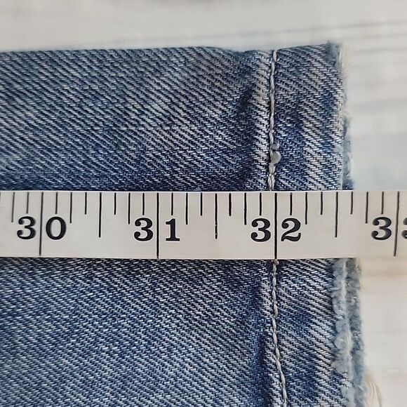 Diesel Doozy 0071J Jeans Blue Denim Distressed Size 28" X 32" - Picture 15 of 15